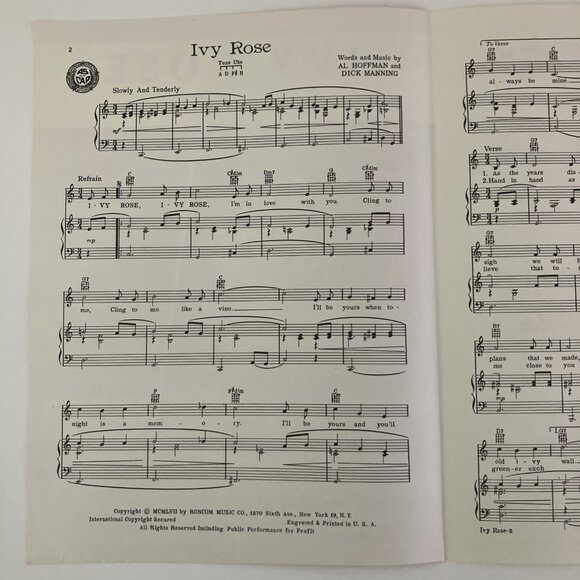 1950s Vintage Sheet Music Hey Mr Banjo, Ivory Tower, Pat Boone, Nelson Riddle - Picture 16 of 16